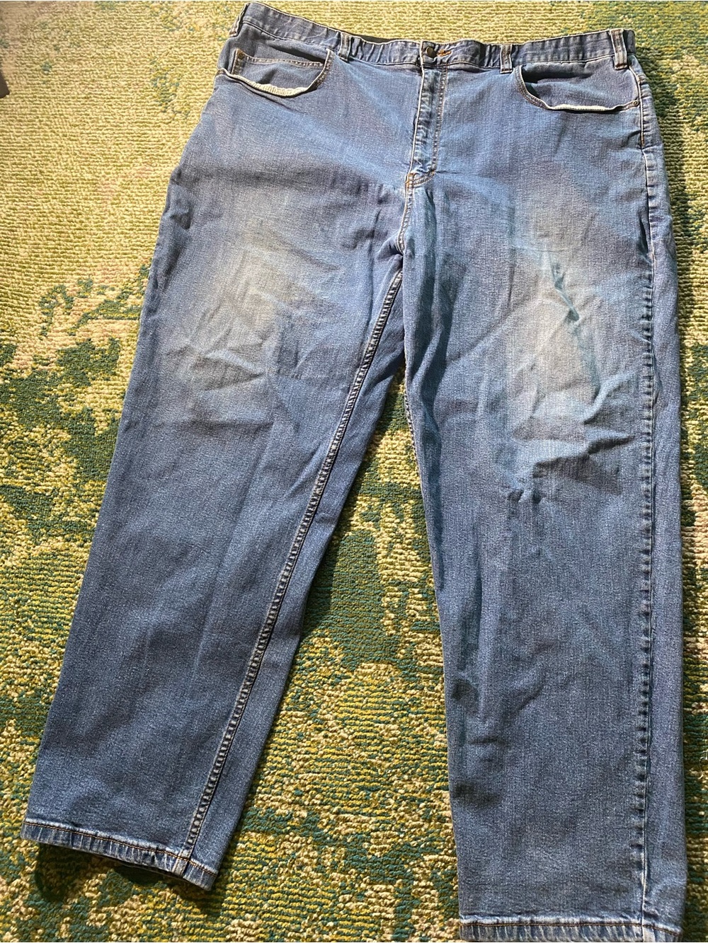 Harbor Bay Relaxed Fit Men's Denim Jeans in Blue